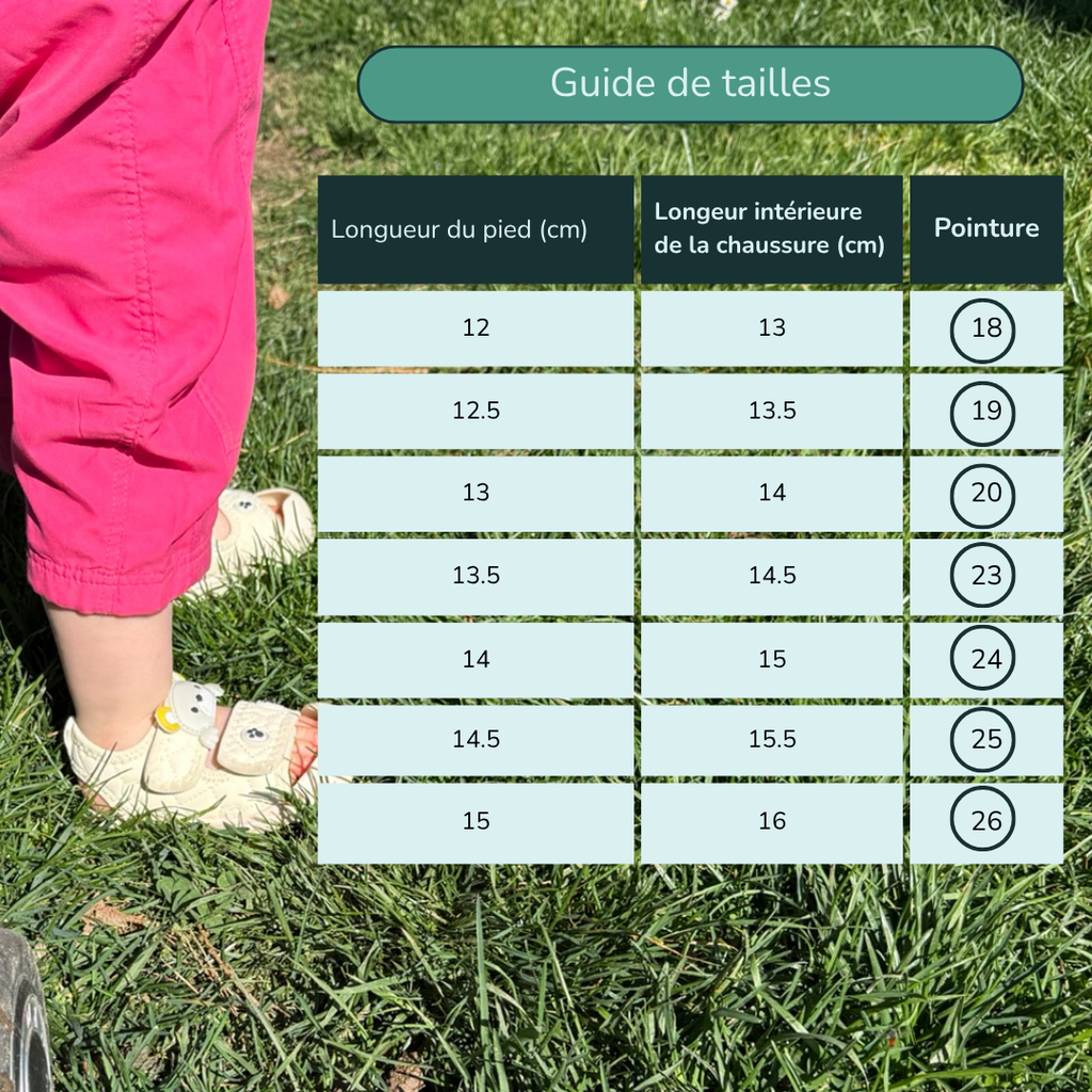 Sandales enfants 1-3 ans
