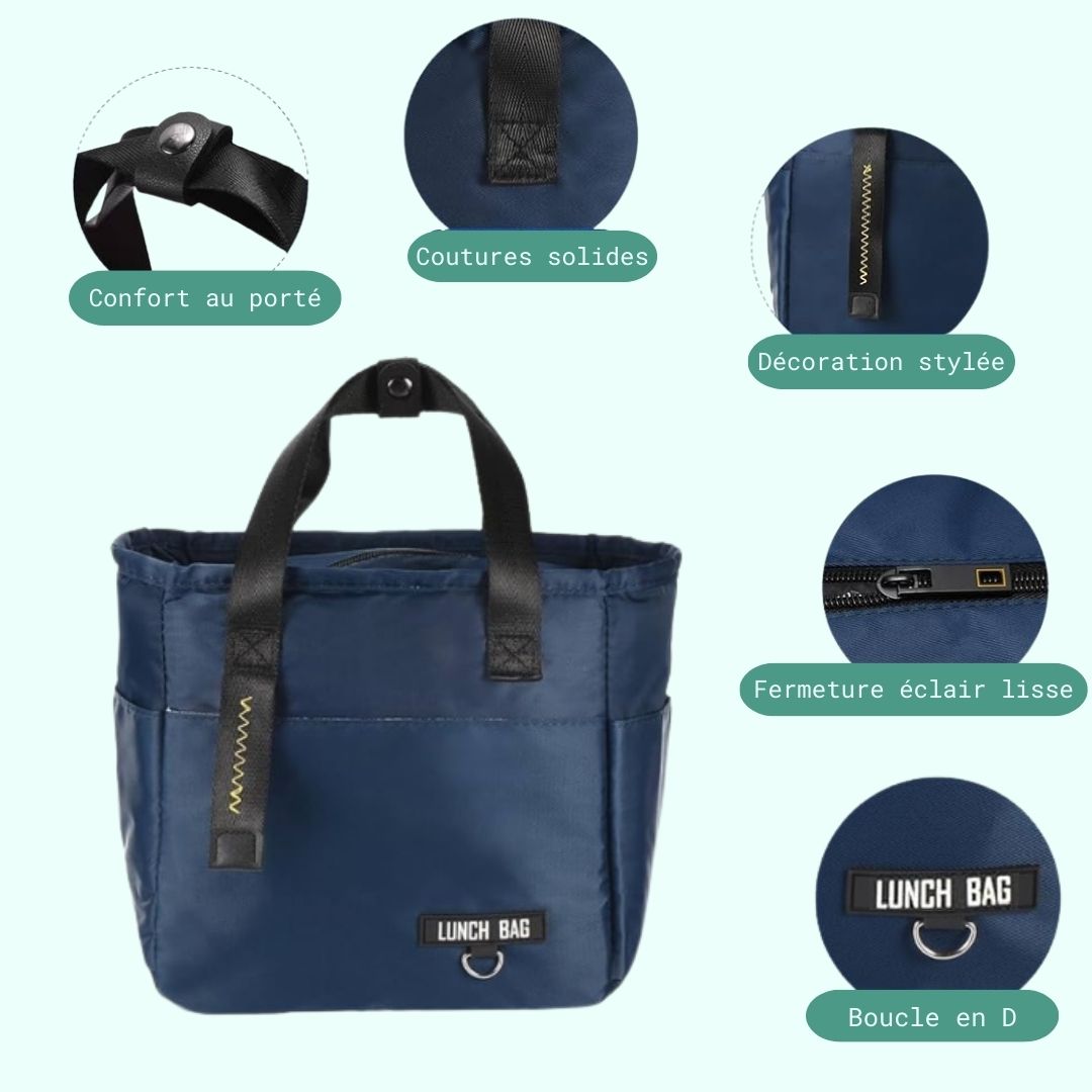 Sac à lunch chic - sac isotherme pour votre repas
