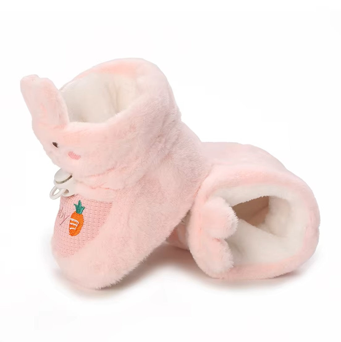 Chaussons bébé en peluche