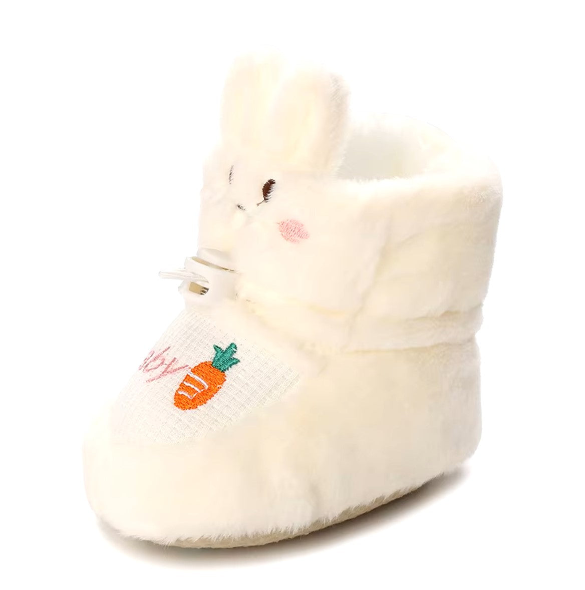 Plush sock-shoes for babies