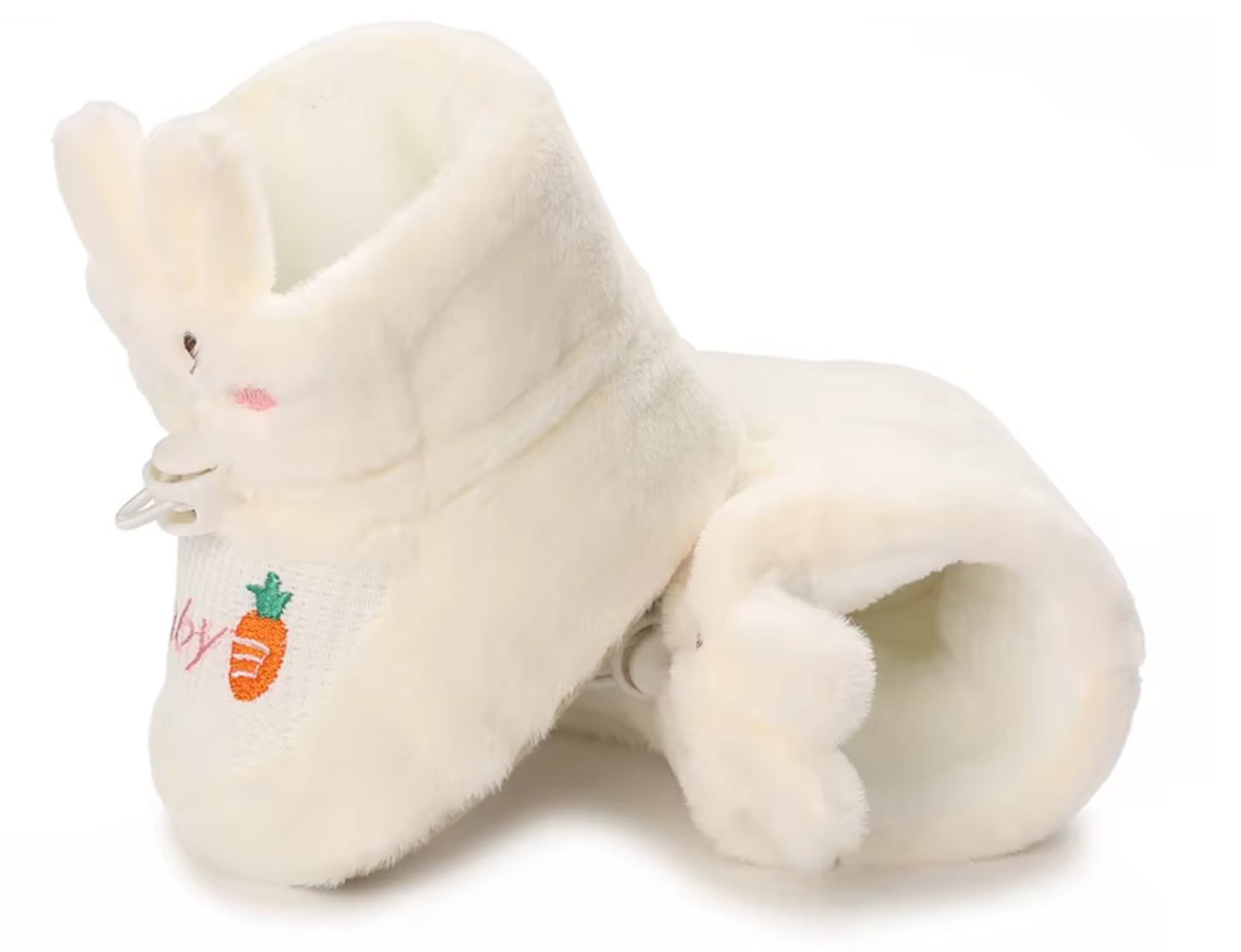 Chaussons bébé en peluche